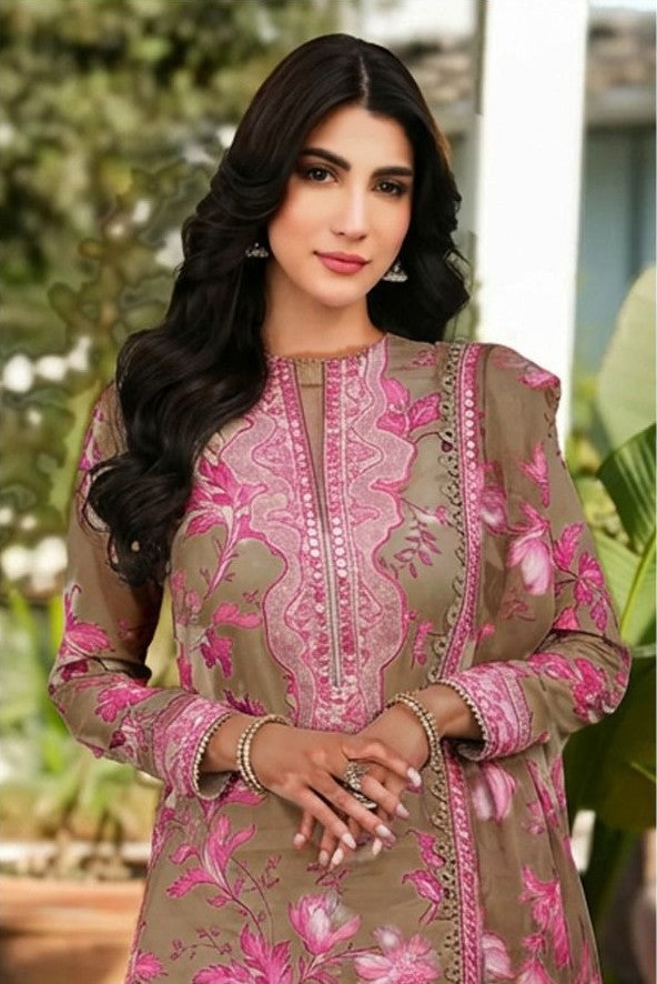 Chiffon Duppata 3pc Lawn Collection