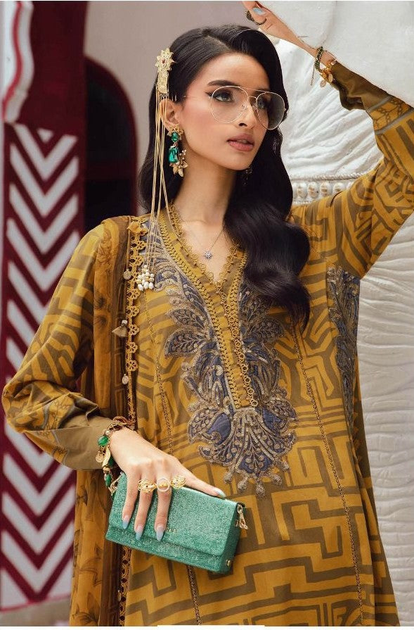 Chiffon Duppata 3pc Lawn Collection
