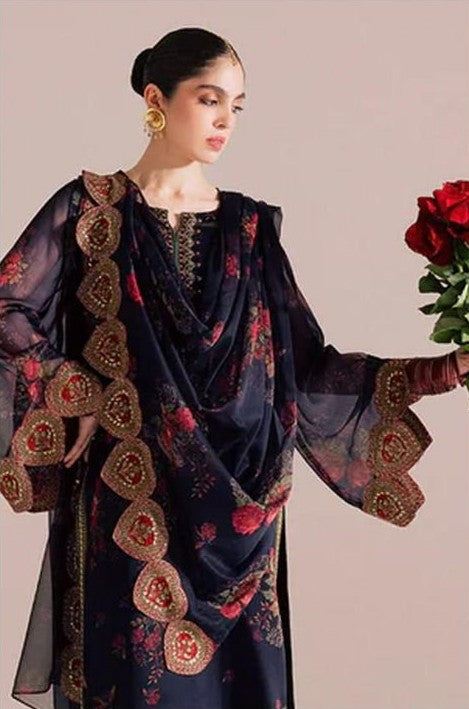 Chiffon Duppata 3pc Lawn Collection