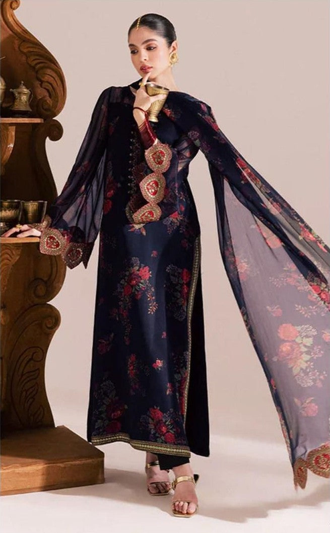 Chiffon Duppata 3pc Lawn Collection