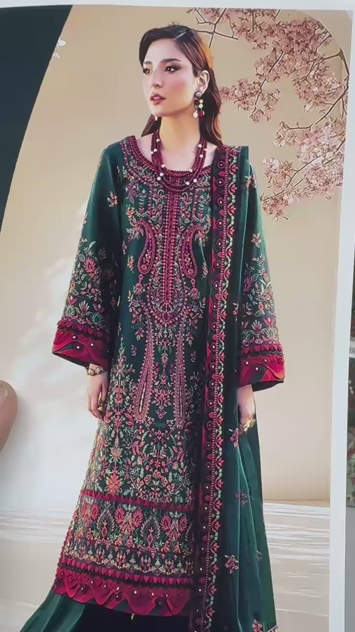 Chiffon Duppata 3pc Lawn Collection